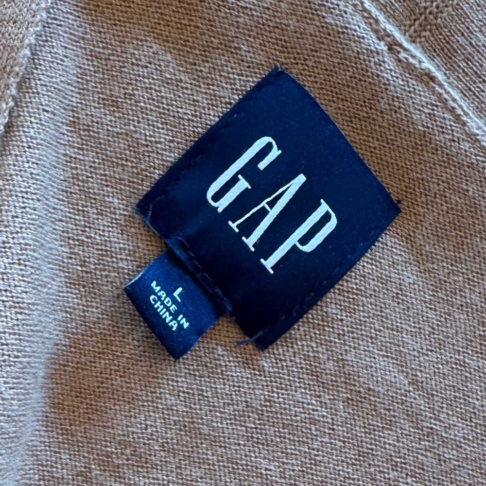 GAP Women's Beige Cardigan Sweater L - Picture 5 of 5